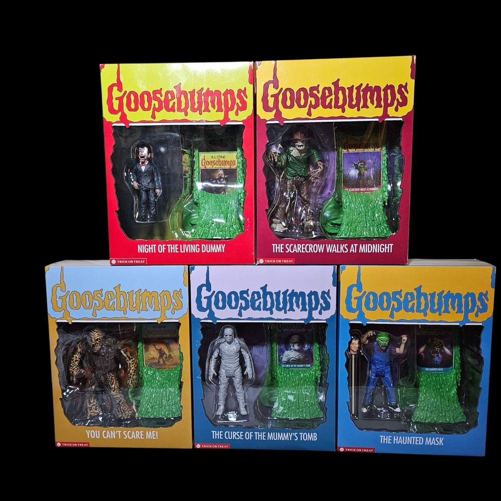 Trick or Treat Studios Goosebumps Complete Set Collectible Figures NEW RL‎ Stine